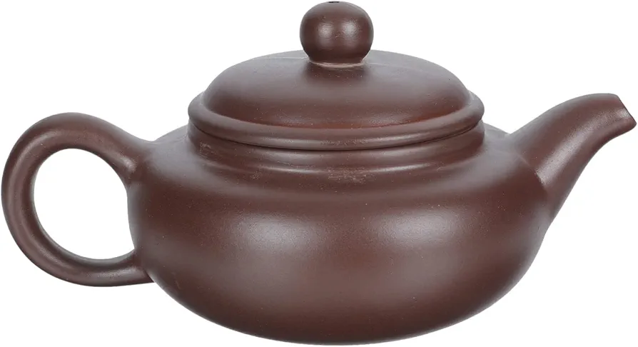 1pc Purple Clay Teapot Tea Kettle Household Teakettle Antique Teakettle Teapot with Handle Purple Sand Teakettle Portable Teakettle Purple Sand Teapot Tea Container