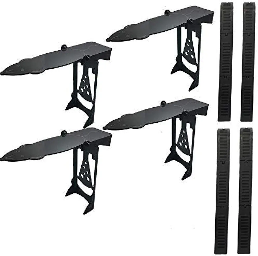 RinneTraps Walk The Plank Mouse Trap, 4 Pack - Bucket Mouse Trap | 4 Free Ramps Included- Multi Catch, Auto Resetting | Humane | Catch and Release | Or Lethal