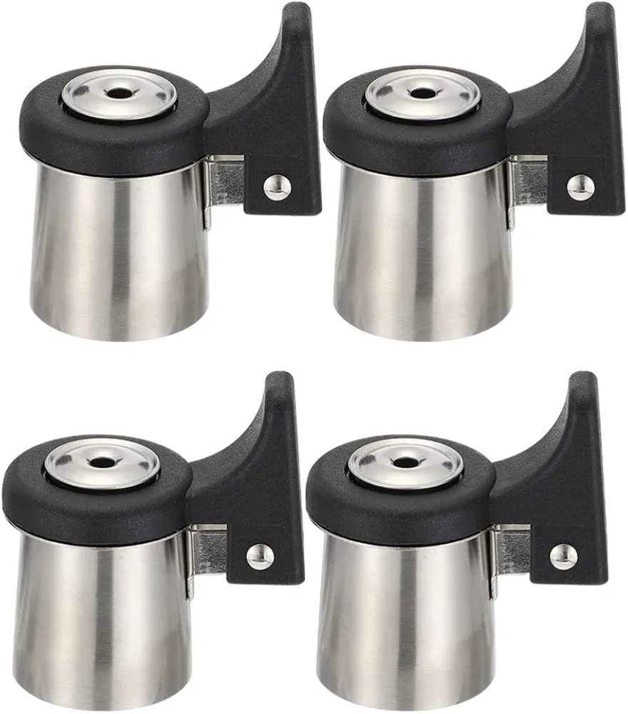Hemoton 4Pcs Kettle Buzzing spout Stainless Steel Water Bottle Stainless Steel Tea pots Tea Kettle Nozzle Kettle Accessories Stainless Steel Water jug Kettle Flute Nozzles Capsule Heating
