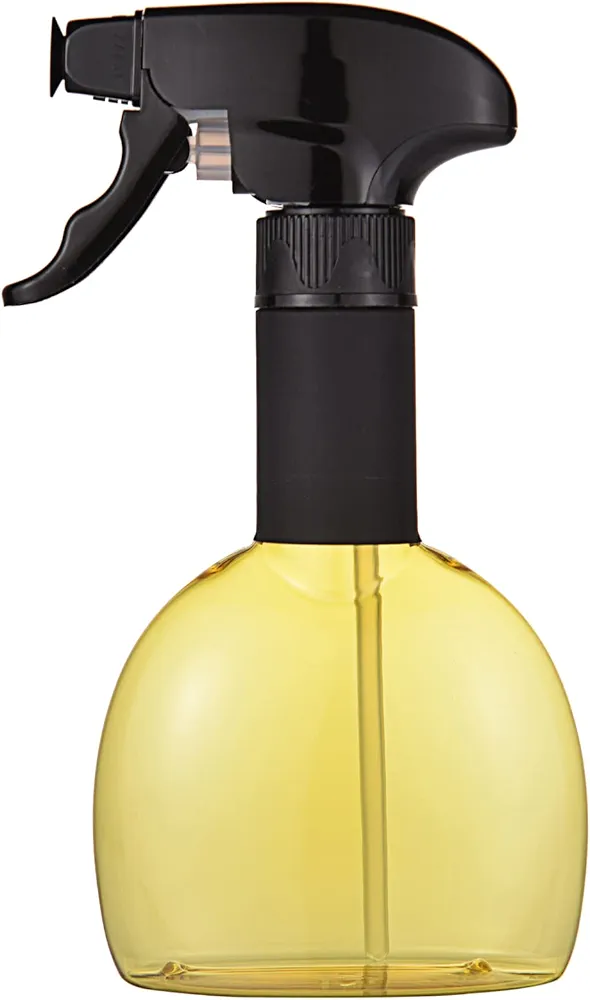 Oil Sprayer for Cooking, 9.5oz Oil Dispenser, NonAerosol for Olive Oils, Reusable, Oil Vinegar Spritzer Sprayer for Air Fryer, Kitchen, Salad, Baking, BBQ, Frying(Yellow)