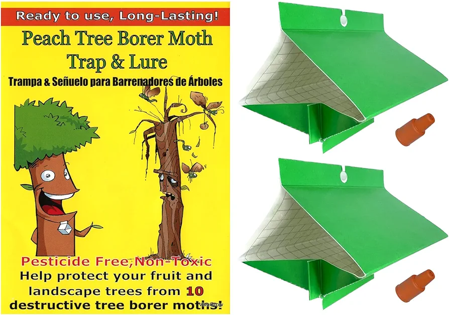 Peach Tree Borer & Clearwing Moth Trap (2 Pack, 8 Week)