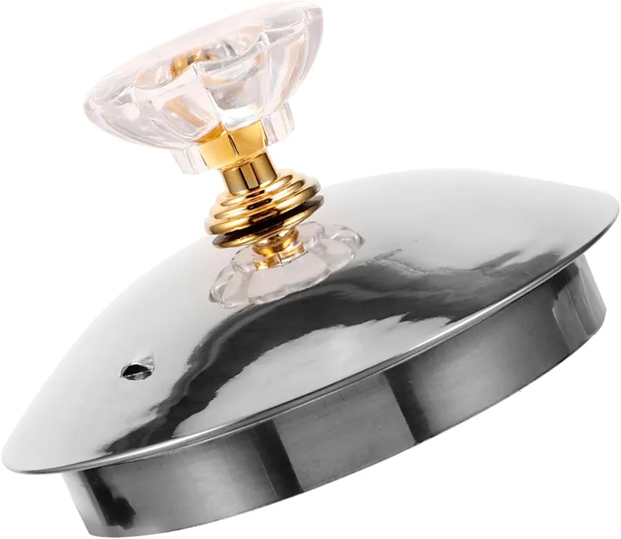 Electric Kettle Caps Electric Teapot Lid Hot Water Kettle Silver Stainless Steel Heating Water Kettle Cover