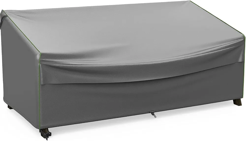 NUPICK Patio Sofa Cover, 78 Inch Outdoor Furniture 3-Seat Couch Cover, 100% Waterproof, Rip-Stop and Weather Resistant, Grey