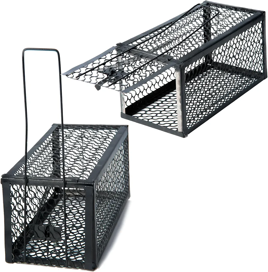 2 Pcs Live Animal Traps for Mice and Chipmunks,Humane Trap.