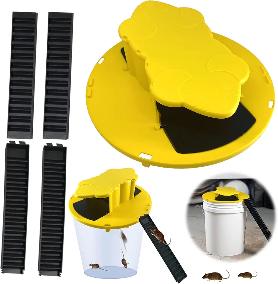 Bucket Lid Mouse Trap