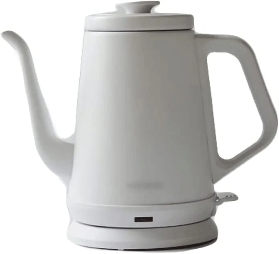 Electric Kettles 304 Stainless Steel Electric Kettle Automatic Shut-off, Boil-dry Protection Water Boiler Gooseneck Pouring Hot Water Boiler ease of use, White