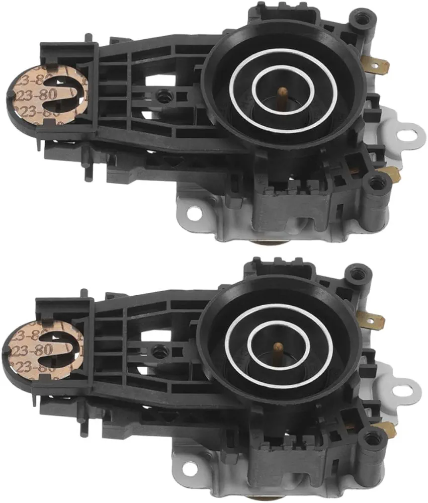 2pcs Seat Plate Temperature Control Switch Kettle Base Thermostat Thermal Control Switch Kettle Temperature Control Thermostat Connector Thermostat Switch for Oven