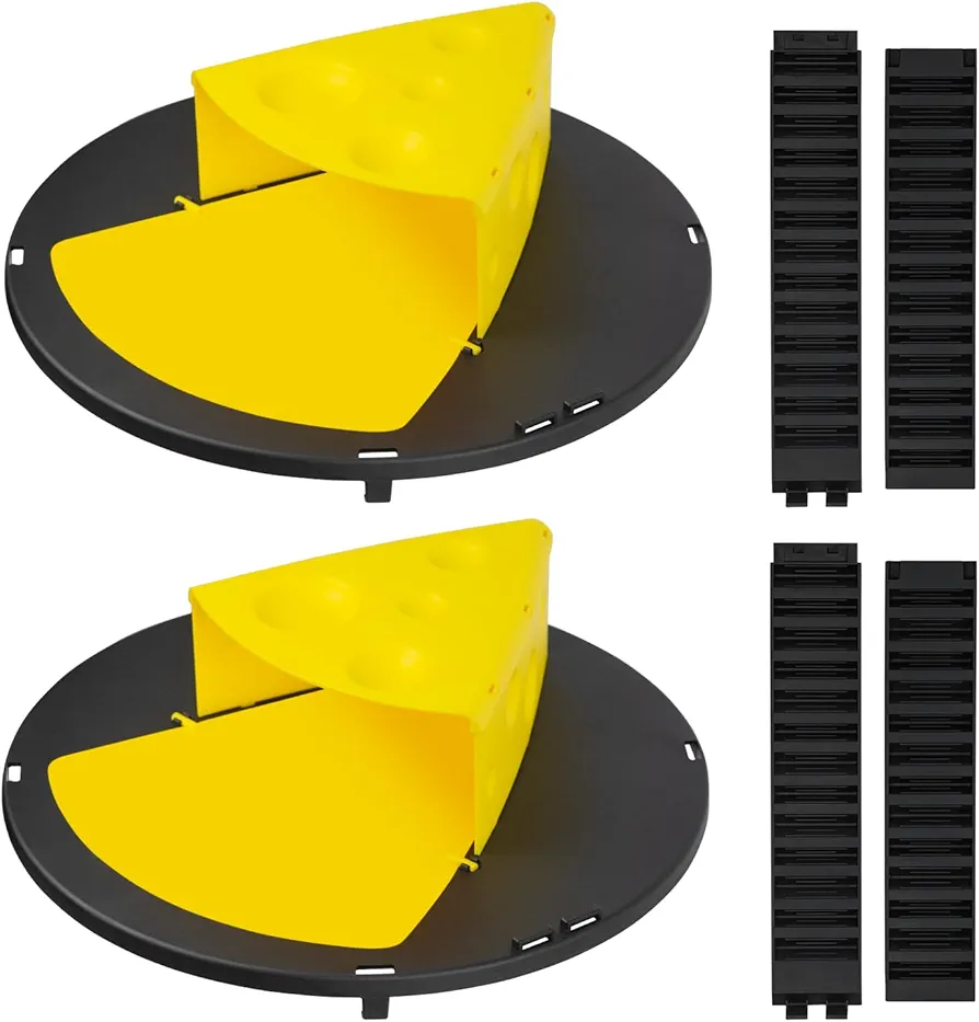 Mouse Trap Bucket ，Mouse Rat Trap Bucket Lid，Auto Reset Humane Rat Trap for Indoor Outdoor | 5 Gallon Bucket Compatible | Mice Mouse Trap Bucket Lid