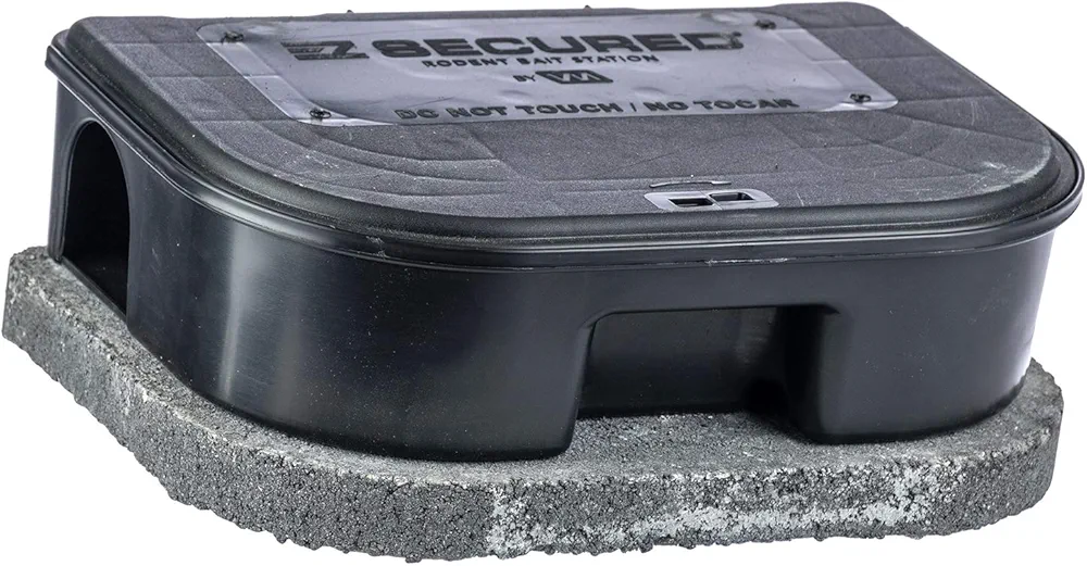 EZ Klean Bait Stations Secured