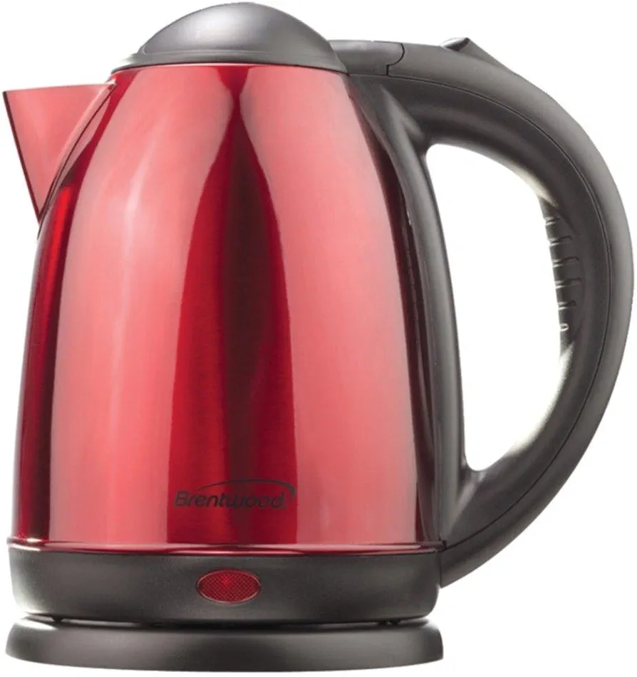 Brentwood Kt-1795 1.5-Liter Stainless Steel Electric Cordless Tea Kettle (Red) Consumer electronics