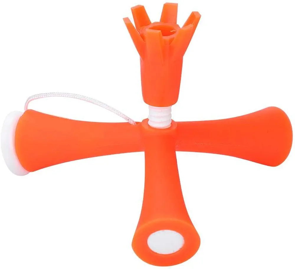 VGEBY Tripod Golf Tee, Height Adjustable Self Standing Golf Tees Training Sports Accessory Parts(Orange) Tripod Golf Tee Rubber Tees For Golf Mats Golf Tees Adjustable Height Octotee Golf Tee