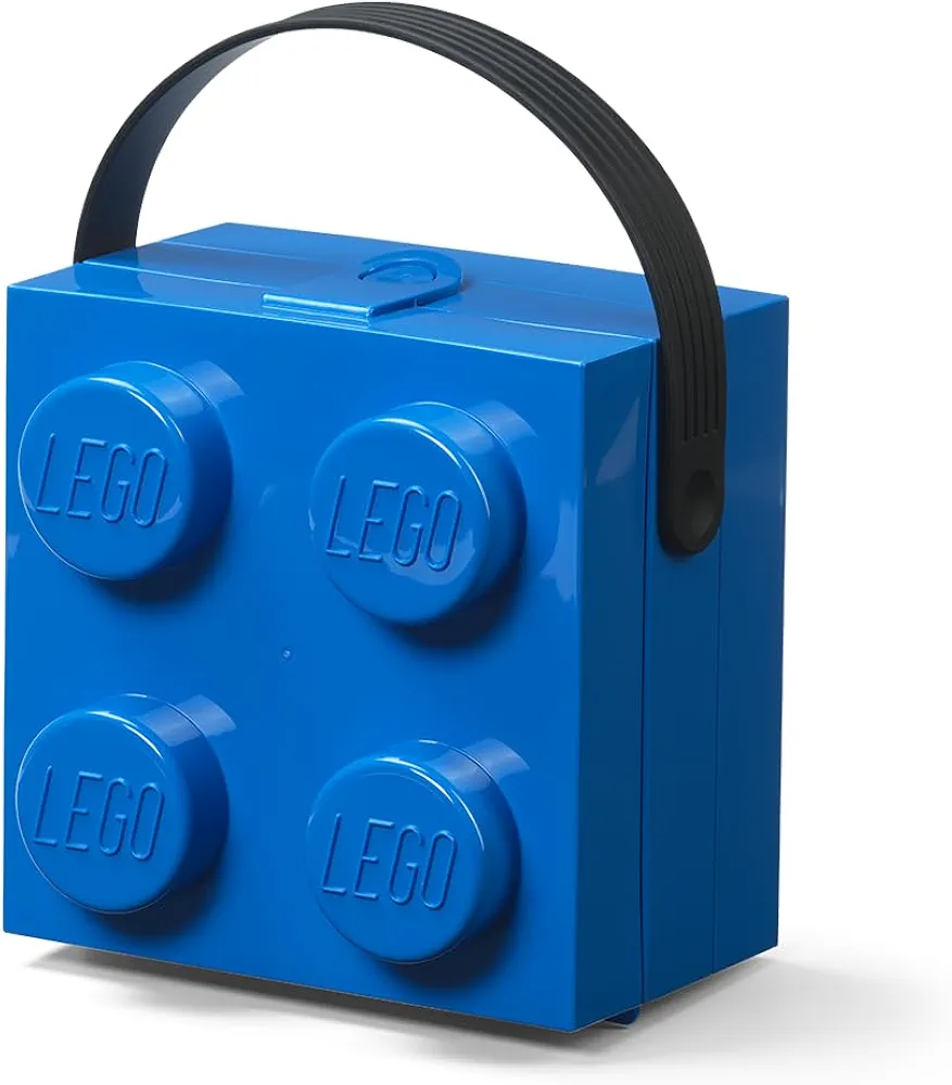 Lego 40240602 Lunchbox with Handle, Bright Blue