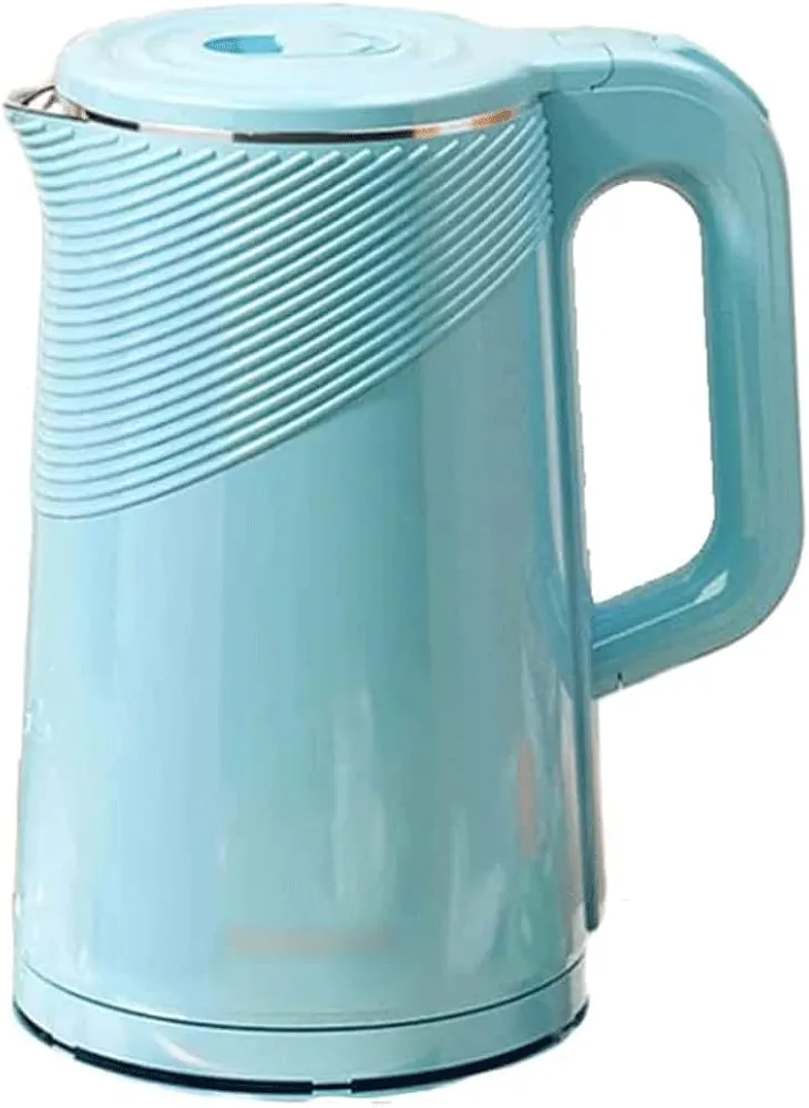 GaRcan Electric Kettles Stainless Steel Electric Kettle Easy to Operate Stylish Design Cordless Hot Water Boiler Fast Boil Kettle Boiler ease of use (Cyan)