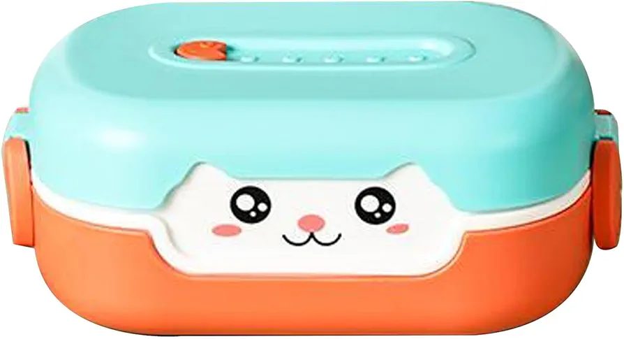 Bento Lunch Box for Kids - Food & Snack Container for Kids & Adults - Dishwasher & Microwave Safe | BPA & PVC Free | Leakproof | loncheras para niños (MIXCOLOR-A)