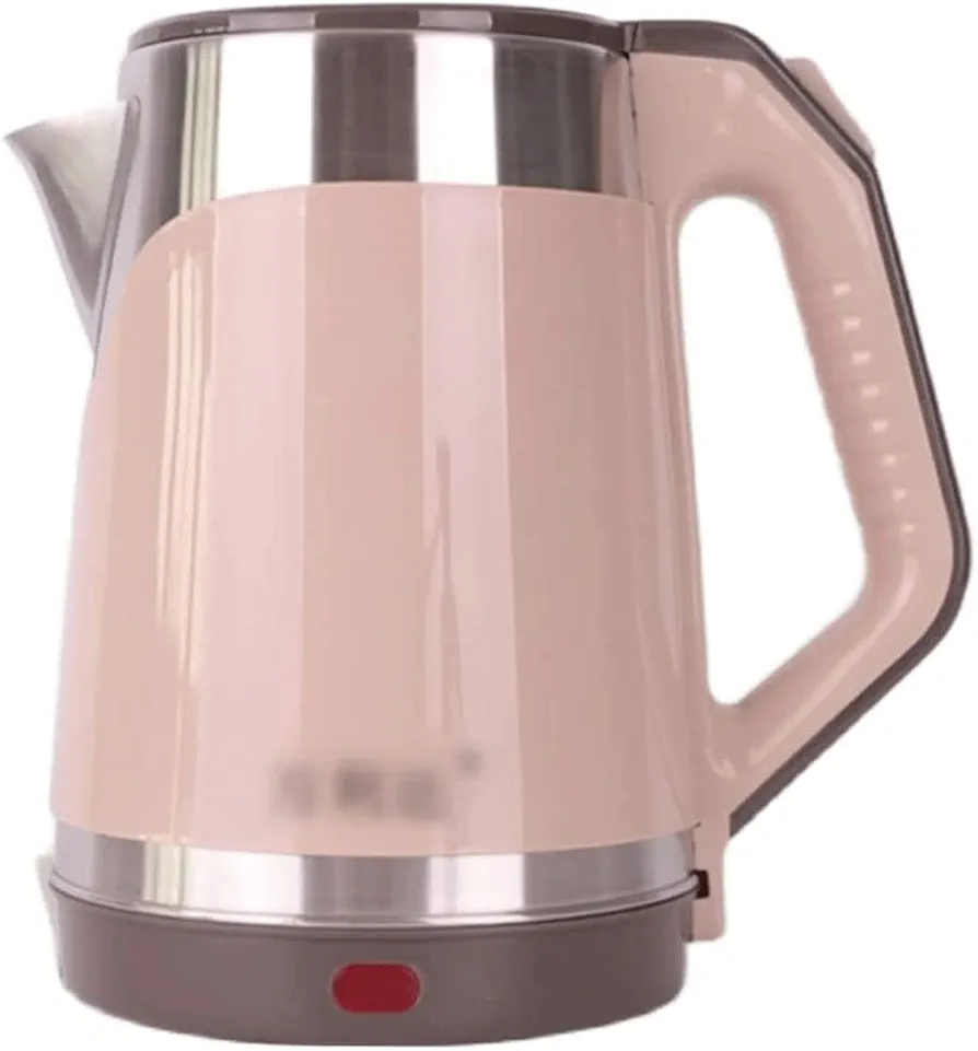 GaRcan Electric Kettles 2.5l Large Capacity Electric Kettle Stainless Steel 360° Swivel Base Water Boiler Quick Boil Cordless Base Hot Water Boiler ease of use (Pink a)