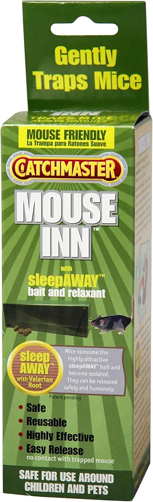 Catchmaster 601 Mouse Inn Gentle Mouse Trap with Sleepaway