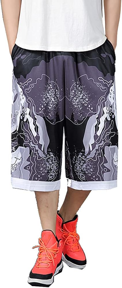 Mens Athletic Basketball Shorts 3XL Long with Mesh Liner Pockets Quick Drying Lightweight Activewear for Gym Workout