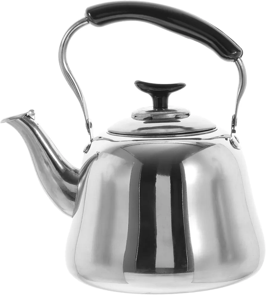 Chirping Kettle Electric Water Heater Kettle Water Boil Kettle Hot Water Boiler Camping Water Boiler Camping Teapot Boiling Water Kettle Water Heating Pot Silver Stainless Steel
