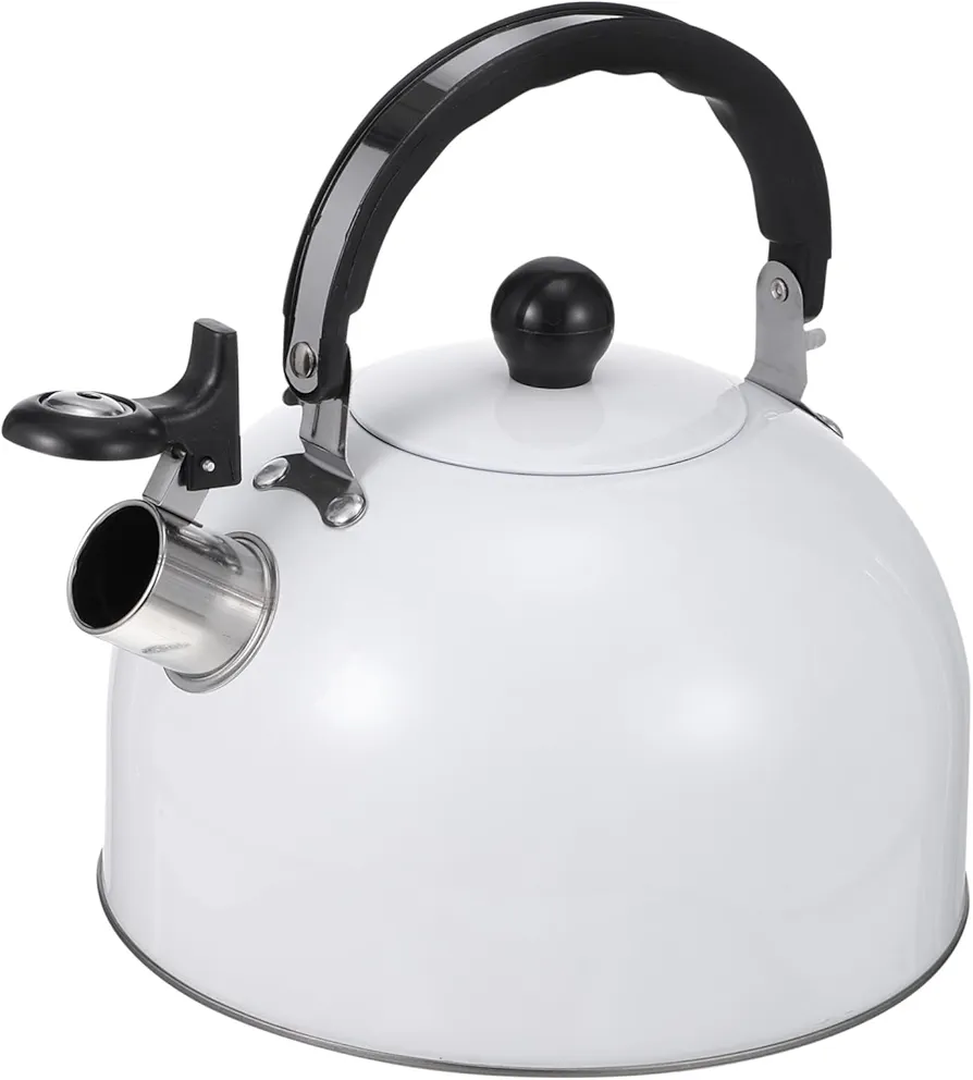 Camping Sound Pot Limescale Stove Water Tap Water Boiler Extender Wattage Toaster Swan Portable Cups Heater Electric Hot Pot Teapot Kettle for Induction Hob Mini Stainless Steel