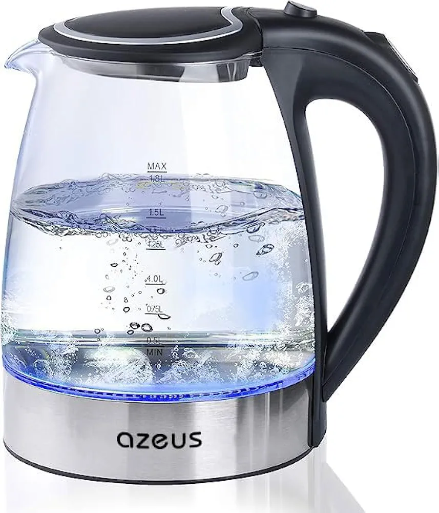 1.8L Electric Kettle CX-817 - Fast Boil, Auto Shut-Off, Boil-Dry Protection, 360° Swivel Base - Stainless Steel Water Boiler for Tea, Coffee, and Hot Water