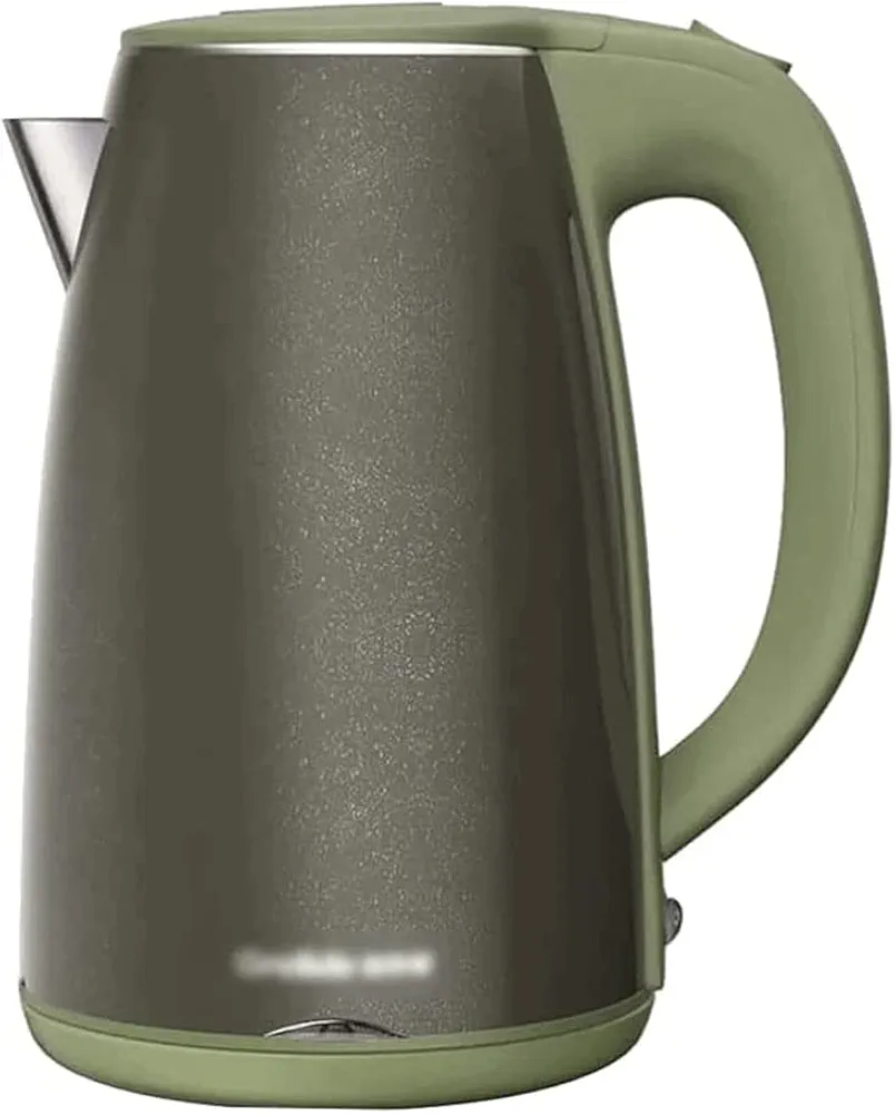 GaRcan Electric Kettles 1.7 L Electric Kettles Stainless Steel for Boiling Water Electric Tea Kettle Cool Touch Electric Teapot with Auto Shut-Off ease of use (Green 1)
