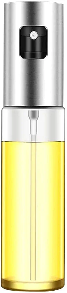 Oil Sprayer for Cooking, Glass Olive Oil Sprayer, Oil Spray Mister Dispenser Bottle, Reusable Spritzer Sprayer Bottles, Kitchen Accessories for Air Fryer, Salad Making, Baking, BBQ, Roasting