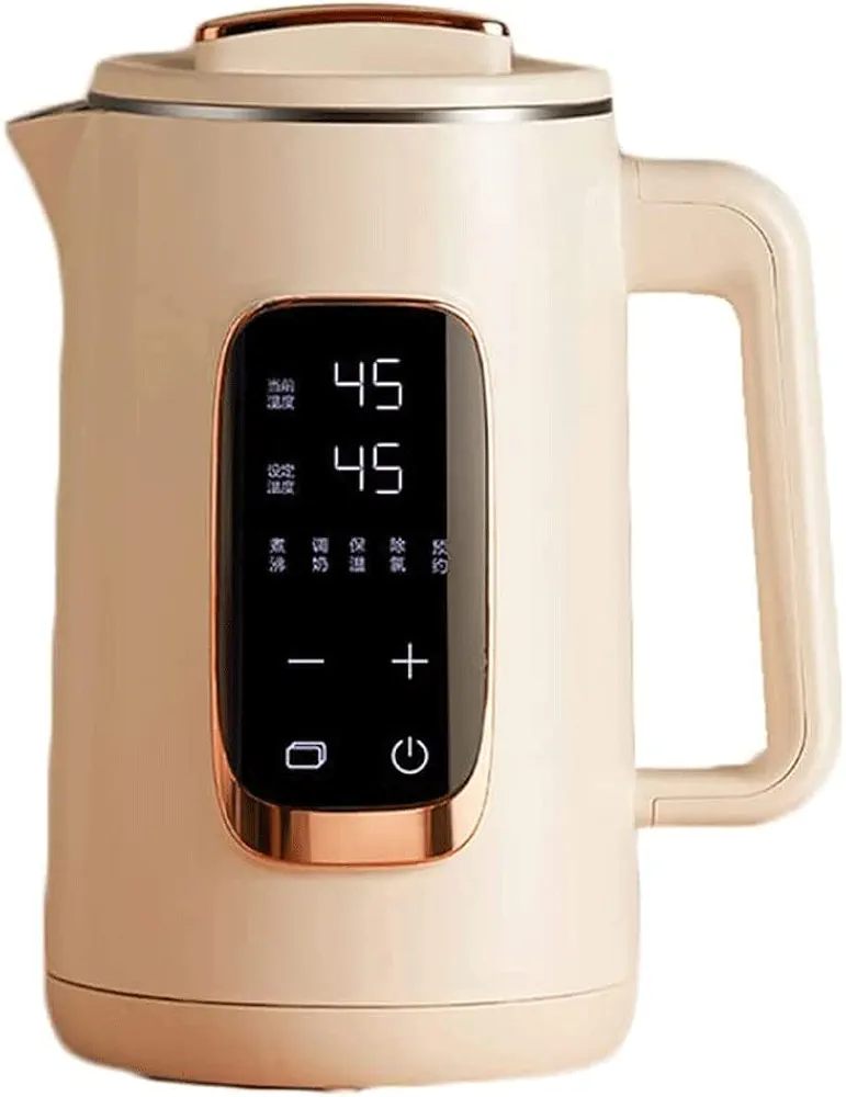 GaRcan Electric Kettles Smart Electric Kettle Temperature Digital Control Hot Water Boiler Auto Shut-off One-touch LED Display Water Boiler 1.5l ease of use (White)