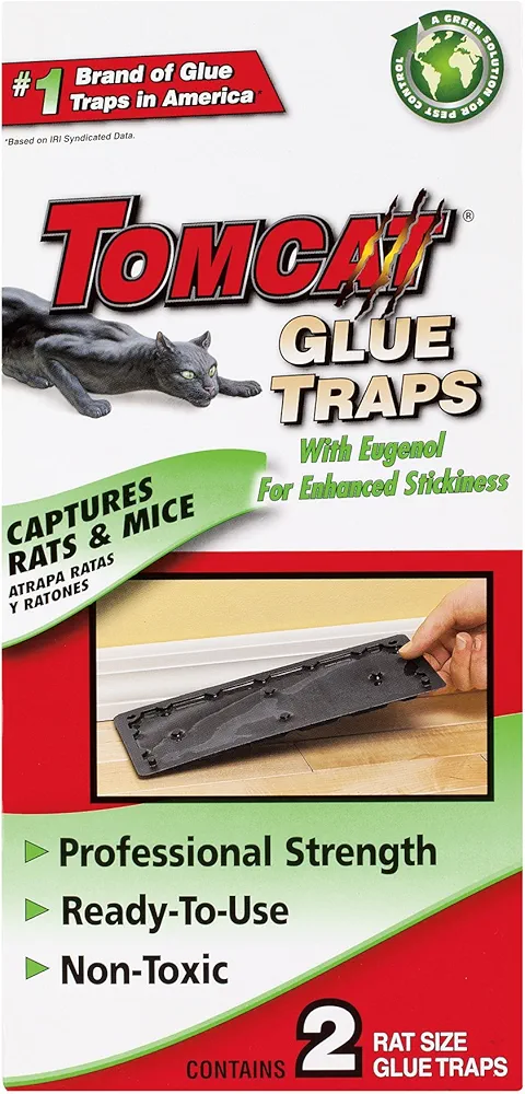 Tomcat Rat Size Glue Traps, 2-Pack (Eugenol Formula)