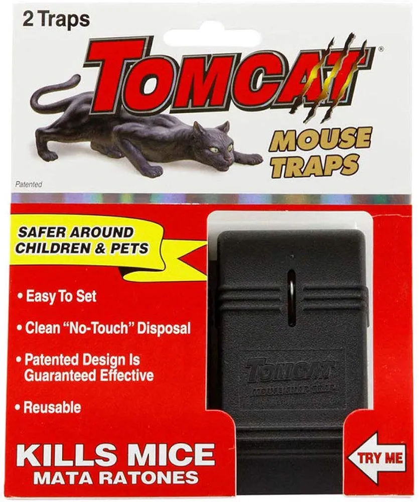 Tomcat Snap Traps, 2-Pack (Mouse Trap) (Not Sold in AK)